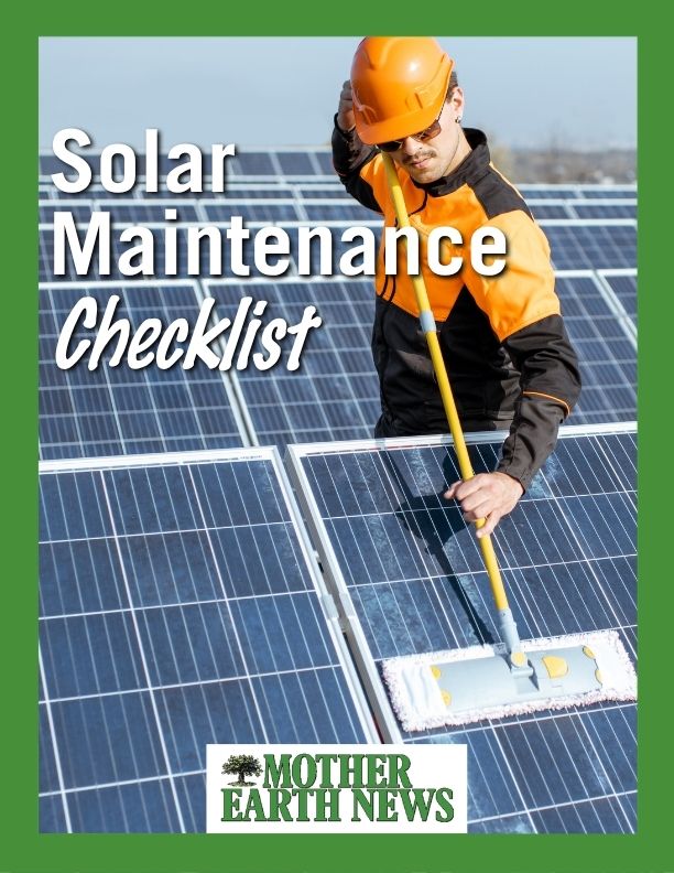 Solar Maintenance Checklist